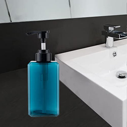 Laundry Dispenser Container Bottle Liquid Laundry Soap Bottle, 450ml Blue - color: 450ml Blue