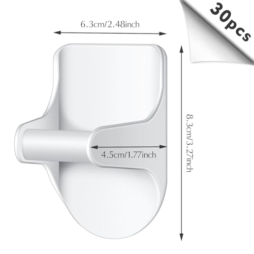 Taiyin 4 Pcs Wall Mount Spray Bottle Hooks Holder Spray Bottle Hanger Adhesive Hook to Create Storage Space Rack Organizer Hanger for Cabinet Kitchen Variety Surfaces (White) - color: White