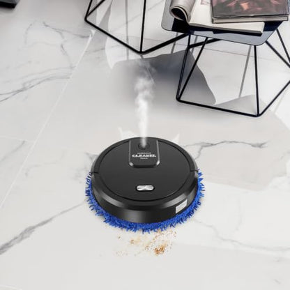Smart Quiet Mopping Machine Wet & Dry USB Rechargeable | Efficient USB Rechargeable Mop Machine Large Areas with Spray Humidifying Suitable for Home & Office Floors