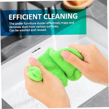 Retractable Telescoping Gap Duster with Washable Cloths Long Flat Cleaner for Under Furniture and Reach Areas for Dust Removal Ceilings and Corners - size: 43.00X7.50X0.30CM