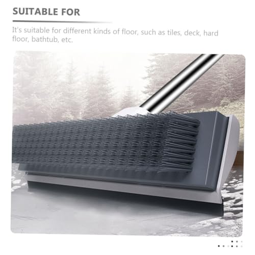 Homoyoyo Floor Scrubbing Brush with Extendable Long Handle for Bathroom and Tile Cleaning Stiff Bristle Household Scrubber for Floors Walls Bathtub and Tough Stain Removal Suitable for Wet