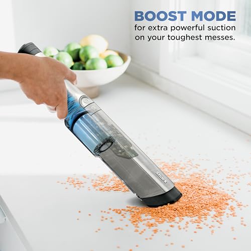 Shark WANDVAC Power PET Cordless Hand Vac, Ultra-Lightweight & Portable with Powerful Suction & Boost Mode, NEW FurFins Tool & Duster Crevice Tool, Designed for Car & Pet Homes, White, WV410WH - style: Wandvac - White