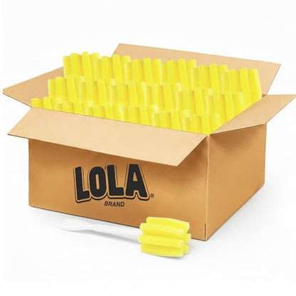 LOLA Glass & Jar Sponge Brush, Star Shaped, 72 Pack, Foam Material, Dishwasher Safe, Non-Scratch, Perfect for Glasses, Mugs, Bottles - size: 72 Pack