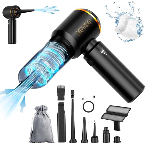 Professional Car Vacuum Cleaner, 20000Pa Powerful Handheld Vacuum for Car Interior Cleaning, Portable Cordless Mini Vacuum with Brushless Motor & Crevice Tool for Car