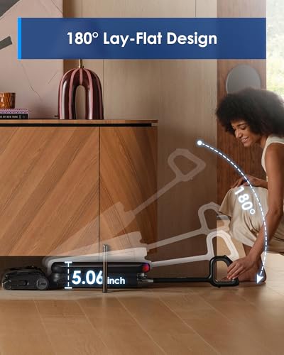 Tineco Floor One S9 Artist Pro Wet Dry Vacuum Cleaner, 22kPa Suction, 360° SmoothDrive, Anti-Tangle Design, 185°F Flashdry, 75 Min Runtime, Dual-Edge Cleaning, 180° Lay-Flat - style: S9 Artist Pro