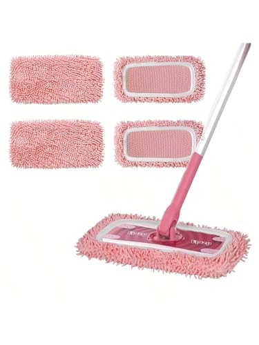 1Pc Washable Microfiber Mop Pad, Reusable Wet and Dry Floor Cleaning Cloth for Home Floor Cleaning