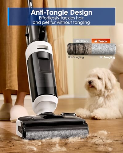 Tineco Wet Dry Vacuum Cleaners, Floor One Switch i5 Stretch Breeze 2-in-1 Cordless Vacuum for Multi-Surface, 20KPa Powerful Floor Cleaner Mop with Long Runtime - style: Floor One Switch i5 Stretch Breeze
