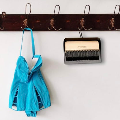 Behrens Black Galvanized Dustpan & Brush Set - color: Black