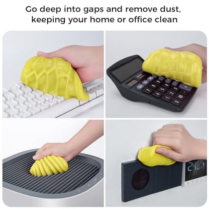 16.8oz Cleaning Gel for Keyboard Detailing Putty Car Vent Cleaner Goo Cleaning Putty Gel Auto Detailing Tools Car Interior Cleaner Dust Cleaning Mud for Cars Dust Cleaner Slime Keyboard Cleaner Gel
