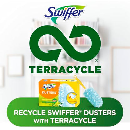 Swiffer Dusters Refill for Cleaning, Made by SWIFFER, Feather & Microfiber Duster Disposable Alternative, Dusting Furniture, Blinds, Ceiling Fans, Remove Allergens, Gain Scent, 18 Count(Pack of 4) - size: 18 Count (Pack of 4), style: Gain Scent, 18 Ct