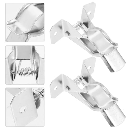 Broom Organizer Wall Mount and Mop Holder 10pcs Set Heavy Duty Iron Construction Wall Mounted Grippers with Hooks for Home Cleaning and Storage Organization