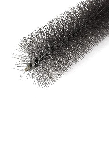 Aexit 18cm Length Masonry Tools 35mm Diameter Stainless Steel Wire Tube Masonry Brushes Cleaning Brush