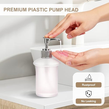 Bathroom Lavatory Soap Lotion Dispenser Pump Wall Mount with SUS304 Stainless Steel Holder (Single Soap Dispenser) - size: Single Soap Dispenser