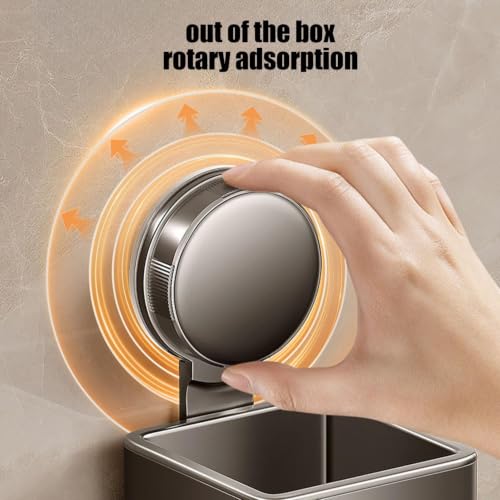 Wall-Mounted Toilet Brush and Holder Set, Drain Designed Toilet Brush with Removable Handle, Toilet Bowl Brush and Holder, Durable and Sturdy, Deep Cleaning for Bathroom, Shower, Toilet (Grey) - color: Gray