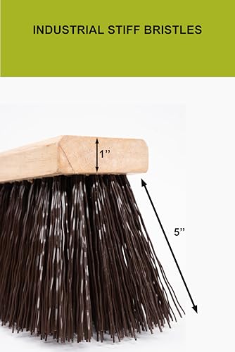 16" Brown Polypropylene Street Broom