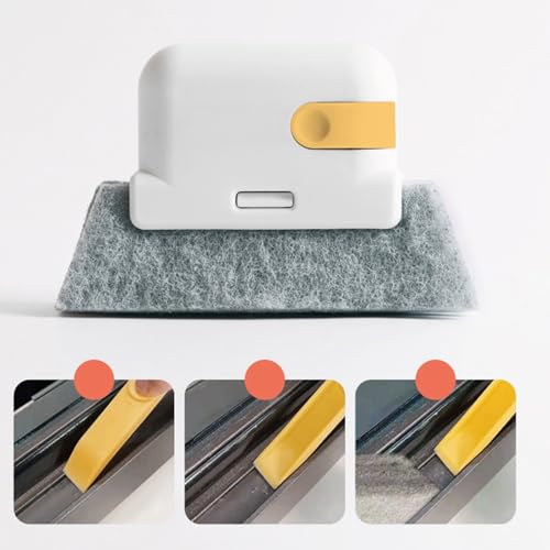 Window Groove Brush, Small Brush for Narrow Spaces with, Easily Sweeps Away and Dust for Window Tracks Sills Door Gaps
