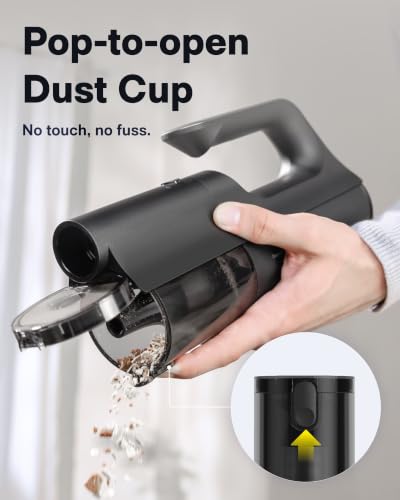 HOTO BlowVac™ Handheld Vacuum Cordless, Car Vacuum Cleaner with 23000Pa High Power, 3 Suction Modes, Electric Compressed Air Duster Blower for Car Interior, Home, Outdoor