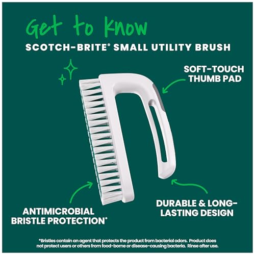 Scotch-Brite Hand and Nail Brush, 0.23 Pound