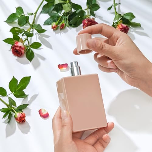 100ml/3.4 Oz Glass Spray Bottle Perfume Atomizer,Empty Refillable Perfume Spray Bottle with 3 Kinds of Dispenser (A5) - style: A5