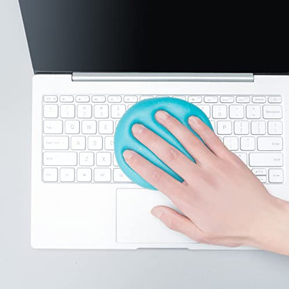 CLICK CLEAN Keyboard Cleaning Gel, 7oz Universal Cleaning Gel for Keyboards Electronics Dust Cleaner for Car, Laptop, Air Vents - color: Blue