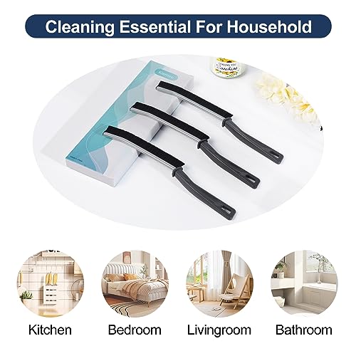Hard Bristled Crevice Cleaning Brush Bathroom Gap Cleaning Brush | Thin Grout Brush