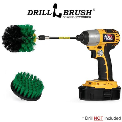 Kitchen Cleaning Supplies - Pots and Pans Cleaning Kit - Cast Iron Skillet Scrub Brushes - Deep Cleaning Kitchen Tools - Kitchen Sink Cleaning Brush - Air Fryer Scrubber Brush - Refrigerator Cleaner - color: Green