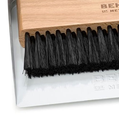 Behrens White Galvanized Dustpan & Brush Set - color: White