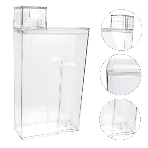 MAGICLULU Laundry Storage Bottle Large Capacity Detergent Dispenser for Home Use Refillable Lotion Container for Convenient Dispensing Smooth Edges and Polished Design for Liquid Soap and