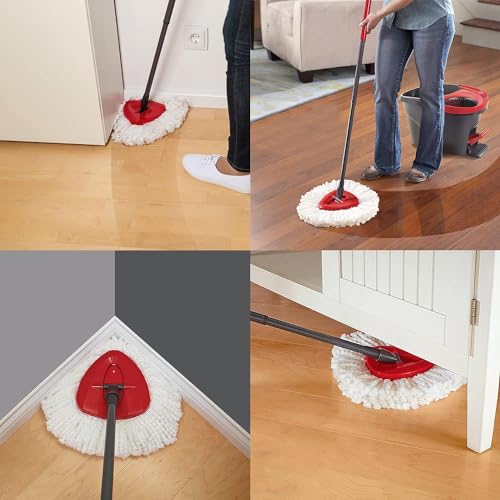 Mop Replace Head, Spin Mop Replacement Head Easywring 1-Tank System, Easy Cleaning, Microfiber, Machine Washable (3 Pack) - size: 3 Pack