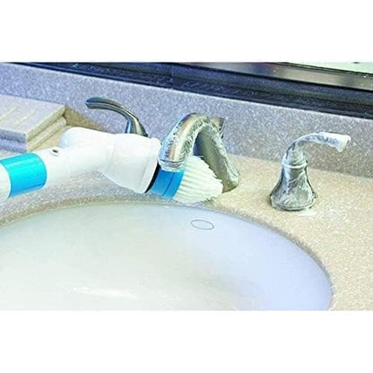 Hurricane Spin Scrubber Cordless Rechargeable Power Scrubber by BulbHead (1 Pack)