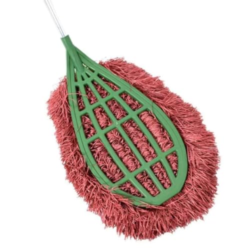 Heavy-Duty Outdoor Broom Head with Dense Plastic Filaments, Large Wide-Head Sweeper for Leaves, Dust, and Debris, Broom Head (19.6 * 27.5in)