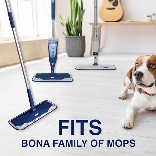 Bona Pet System Microfiber Deep Cleaning Pad for Multi-Surface Floors - Washable and Reusable - Safe on Hardwood Floors - Lifts & Removes Heavy Dirt and Pet Mess Build-up - Fits All Bona Mops - style: Pet Deep Clean Pad