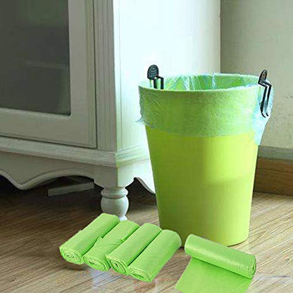 Trash Bags Biodegradable, Strong Rubbish Bags, Trash bags Recycling & Degradable Garbage Bags, Compostable Bags (Green, 13 Gallon) - size: 13 Gallon, 60 Count (Pack of 1)
