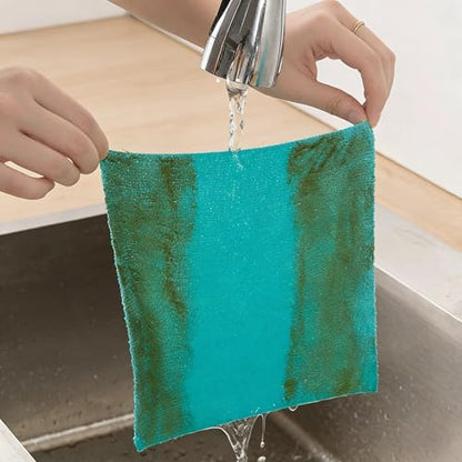 50 Count Replacement Cloths Snap Grip Mini Mop, High Absorbency Lint-Free, Wet and Dry Cleaning Pads for Cabinets, Walls, Windows & Floors, Washable Reusable Economical Pack, 8"x8" - color: Blue 50pc Replacement Cloths (No Mop)