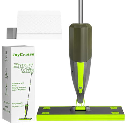 Spray Mop for Cleaning Spray Wet Dry Mops with 60 Dry Pads & 420ML Refillable Bottle Flat Mop for Hardwood, Tile, Laminate, Vinyl, and Marble Floors