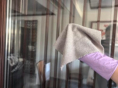HOPESHINE Microfiber Cleaning Cloth Roll 50-Pack Reusable Paper Towels Washable for Cars Care Wash Supplies Kitchen Dish Rags House Window Cleaning Cloths Lint Free Tear Away Ultra Absorbent (Gray) - color: Gray