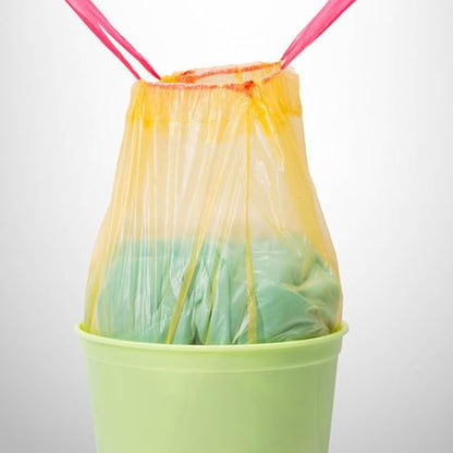 Ymiko Drawstring Trash Bags, Thickened Extra Large Leakproof Garbage Bags with Secure Closure, for Kitchen Bathroom Office Home