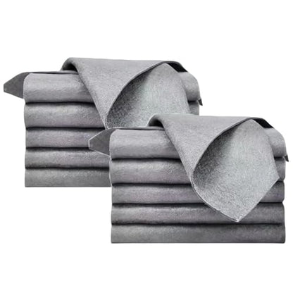 Thickened Magic Cleaning Cloth, Super Absorbent, Lint-Free, Streak-Free Microfiber Cloth for Glass, Car, Windows, Mirrors - Reusable, Quick Drying, Eco-Friendly Multi-Surface Cleaning Rag (10PCS) - color: 10pcs