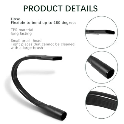 25 inch Vacuum Crevice Tool Attachment for Vacuum Cleaner Hoses 1-1/4"(32mm) or 1-3/8"(35mm)
