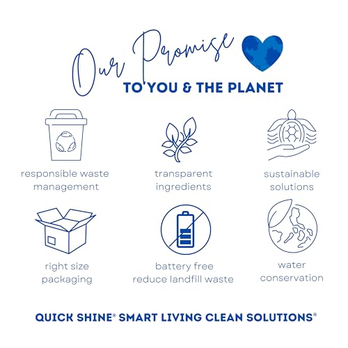 Quick Shine Spray Mop Kit with 3 Reusable Mop Pads & 1 Safer Choice Multi-Surface Floor Cleaner 16oz | Quick & Easy Cleaning | No Batteries Required | Refillable Cleaning Cartridge,White - size: Mop with 3 Refill Pads