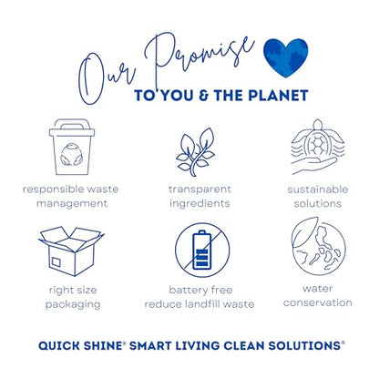 Quick Shine Spray Mop Kit with 3 Reusable Mop Pads & 1 Safer Choice Multi-Surface Floor Cleaner 16oz | Quick & Easy Cleaning | No Batteries Required | Refillable Cleaning Cartridge,White - size: Mop with 3 Refill Pads