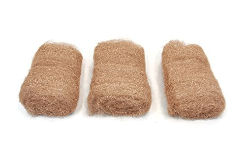 Rogue River Tools Bronze Wool Pads (3pc) - Fine - style: Fine