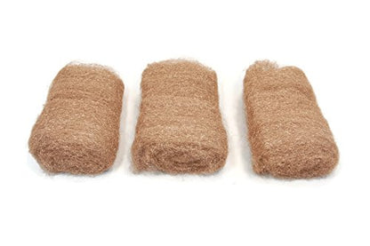 Rogue River Tools Bronze Wool Pads (3pc) - Fine - style: Fine