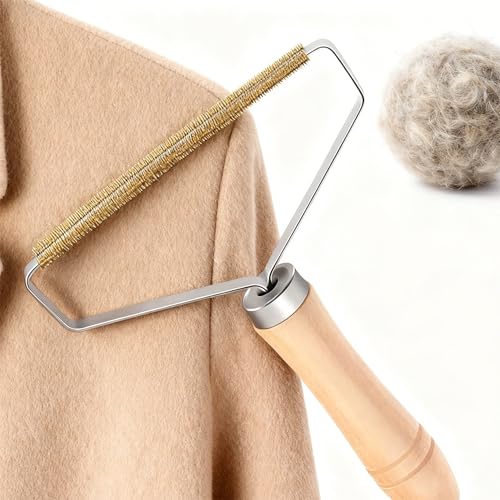 Reusable Lint Roller, Pet Hair Remover for Clothes, Carpets & Wooden Surfaces - Washable Fabric Fuzz Remover for Fluffy Garments, Furniture