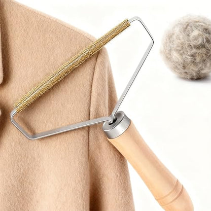 Reusable Lint Roller, Pet Hair Remover for Clothes, Carpets & Wooden Surfaces - Washable Fabric Fuzz Remover for Fluffy Garments, Furniture
