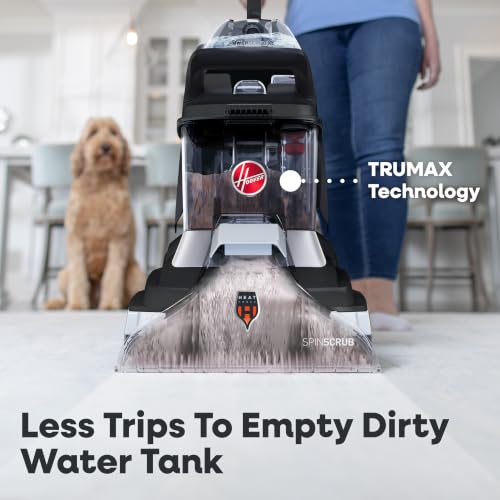 Hoover Powerscrub XL Pet Carpet Cleaner Machine, Upright Shampooer, FH68050, Black - style: PowerScrub XL
