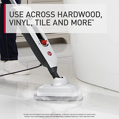 Hoover Steam Complete Steam Mop, Hard Floor Cleaner Machine, Multipurpose Cleaner Machine, Includes Carpet Glide Attachment, Ideal for Hardwood, Vinyl, Tile, Grout and More