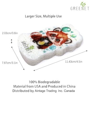 Eco-Friendly Compressed Cellulose Pop-Up Sponges, Expandable Cartoon Design – Biodegradable Dish & Surface Scrubbers, 6-Pack - style: Pop Up Cartoon Printed 6 Pack