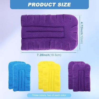 Chenille Duster Replacement Heads, Washable Reusable Chenille Microfiber Dust Duster, 360° Electrostatic Cleaning Pads for Multi-Surface Home, Blinds, Car, Furniture (Standard) - color: Standard
