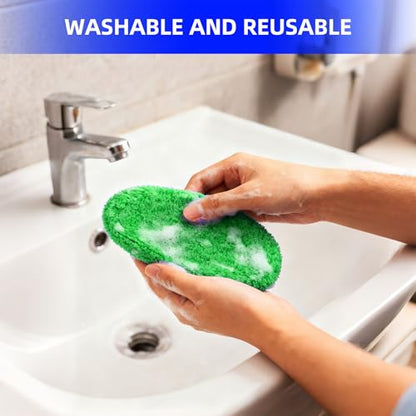 Windshield Cleaner Tool with Extendable Aluminum Handle (Up to 19.7"), Streak-Free Auto Glass Cleaning Kit with 4 Thick Microfiber Pads & Spray Bottle, Inside Window Defogger Accessories - color: Green